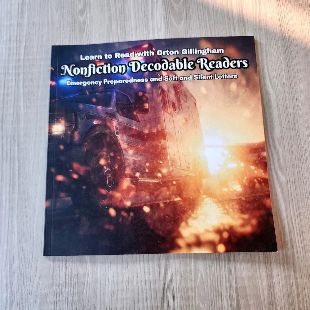 Orton Gillingham Nonfiction Decodable Readers Phonics 5 Books Learning Tool